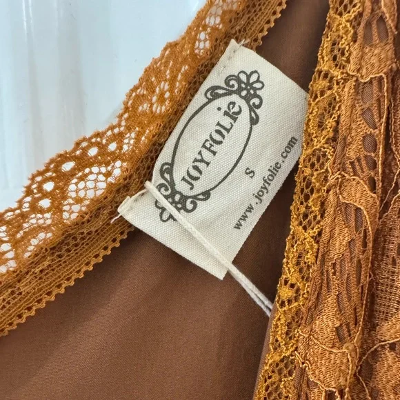 Joyfolie Rust Lace Maxi Dress - Picture 6 of 9